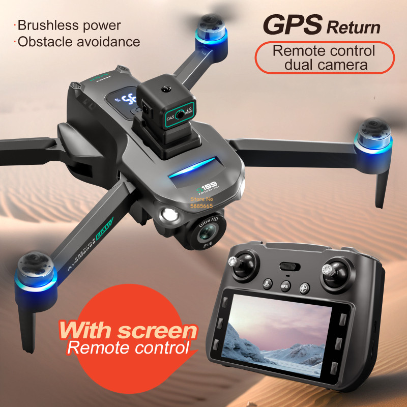 Drone Rc Harness - 8K Dual Kamera 5G WIFI FPV