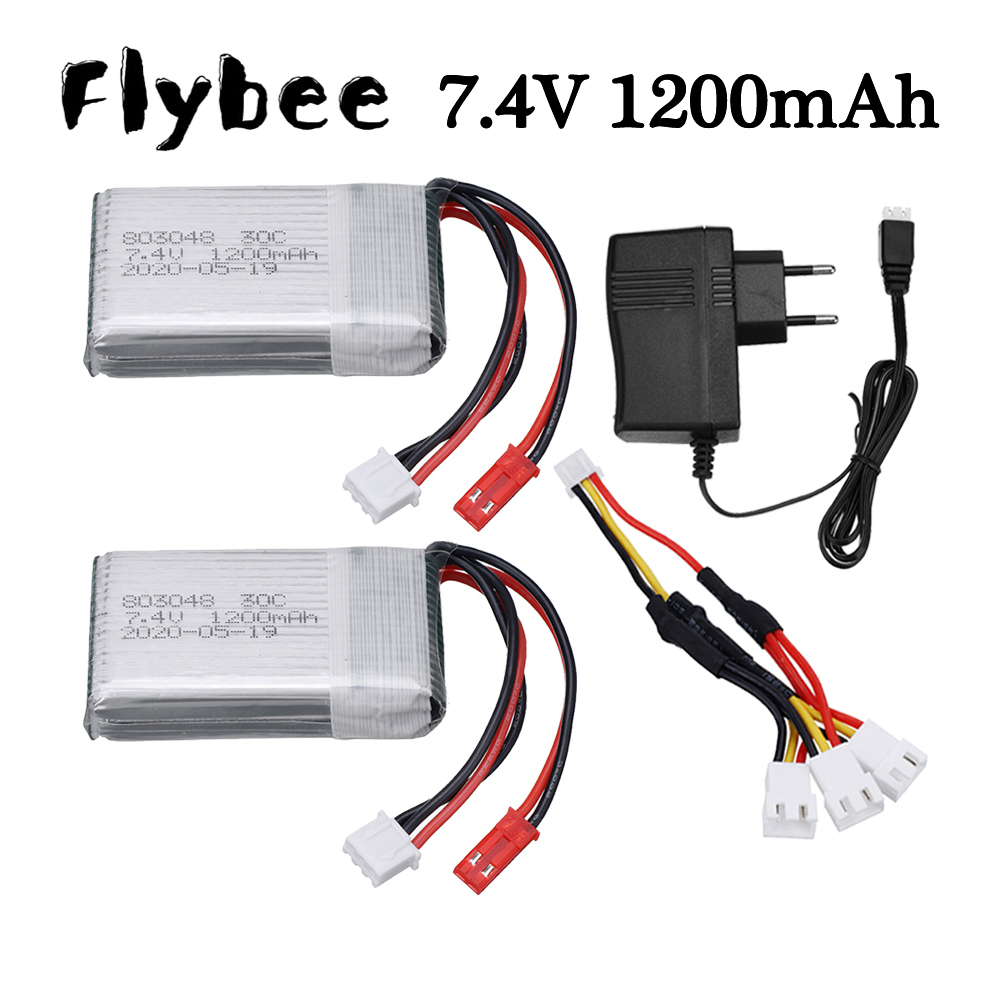 Drone Mjx Rc - 7,4 V 1200 mAh Batterie Für