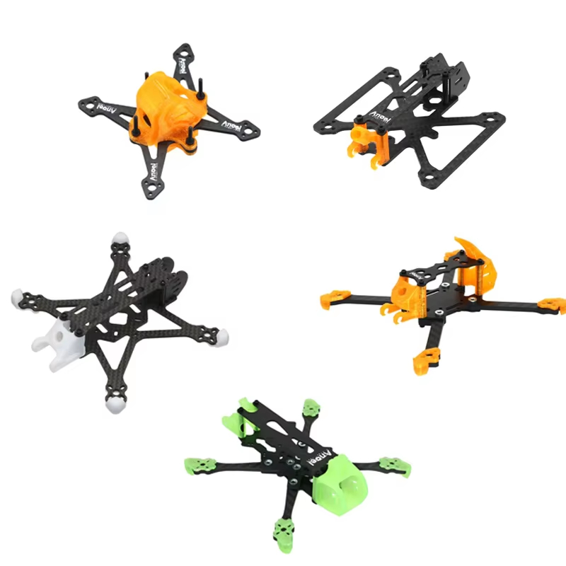 3D Printed Drone Part - UAngel Angel 1,6/2/2,5/3/3,5 Zoll Kohlefaser-Drohnenrahmen-Kit mit