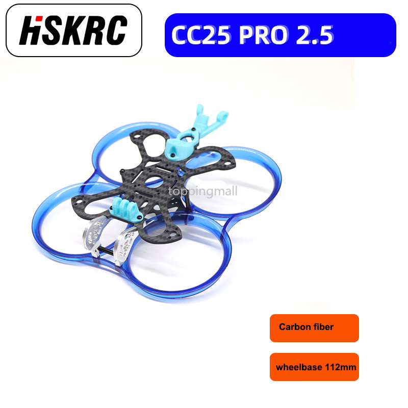 3D Printed Drone Part - Hskrc cc25pro 2,5 Zoll Kohle faser