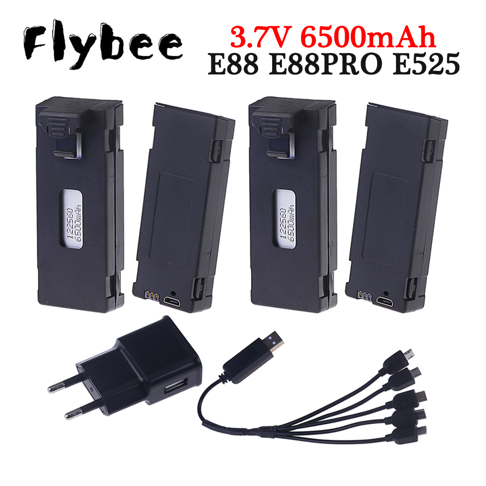 Drone E88 Rc Quadcopter - Wiederauf ladbare 3,7 V 6500mAh Batterie
