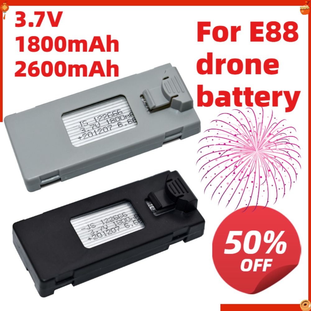 3,7V 1800mAh 2600mAh Fernbedie – Drone E88 Rc Quadcopter Bewertung und Preis