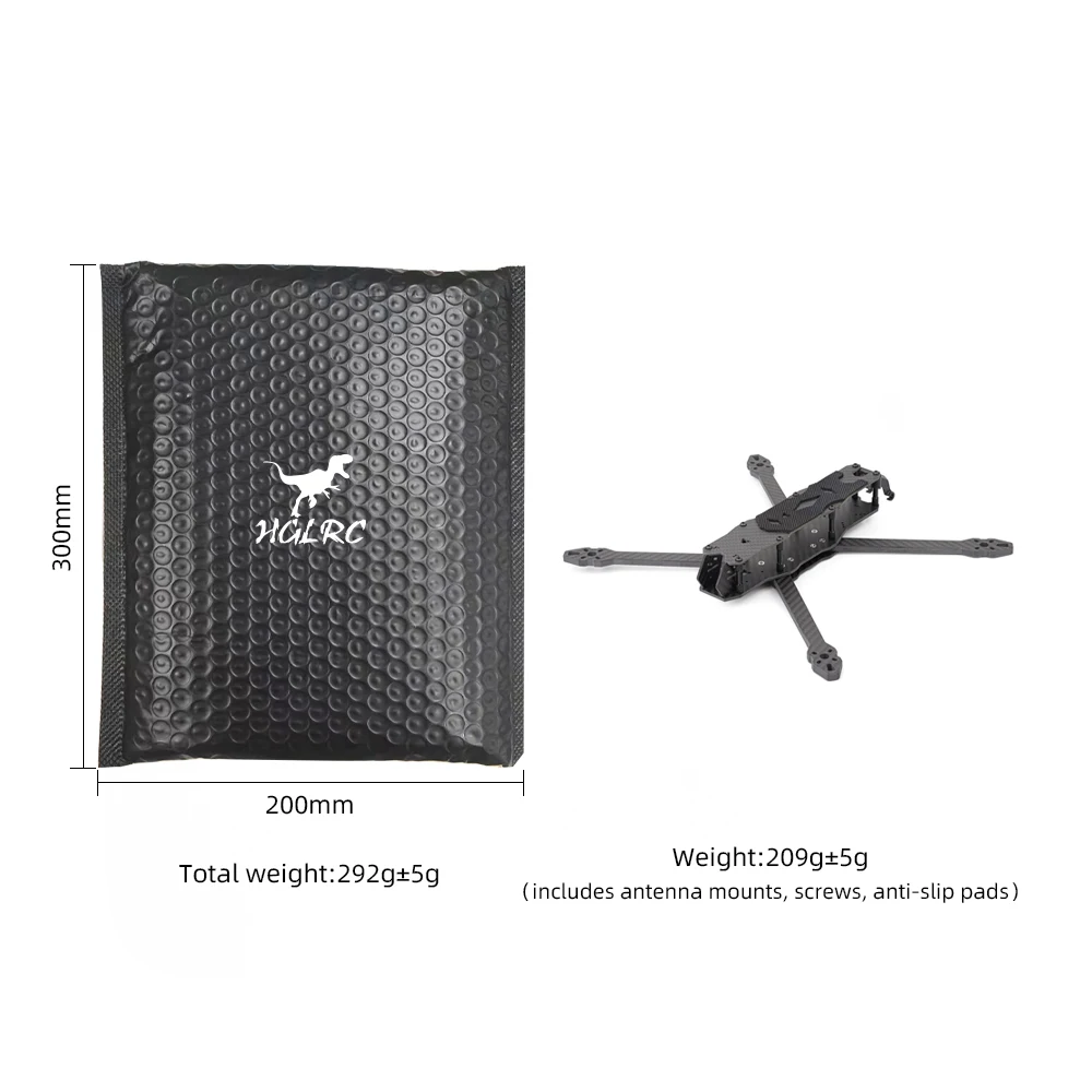 HGLRC MY7 7 Zoll 335mm Radstan – Heavy Lift Drone Frame Bewertung und Preis