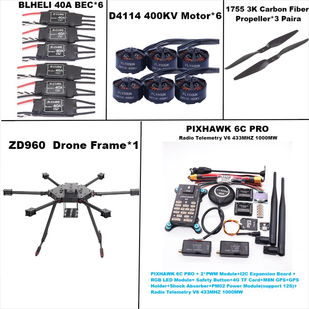 RCtoSky ZD960 6C PRO M8N Vollc – Heavy Lift Drone Frame Bewertung und Preis