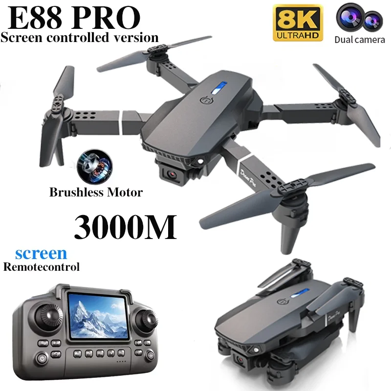 Professionelle E88 PRO Drohne  – Drone Rc Harness Bewertung und Preis