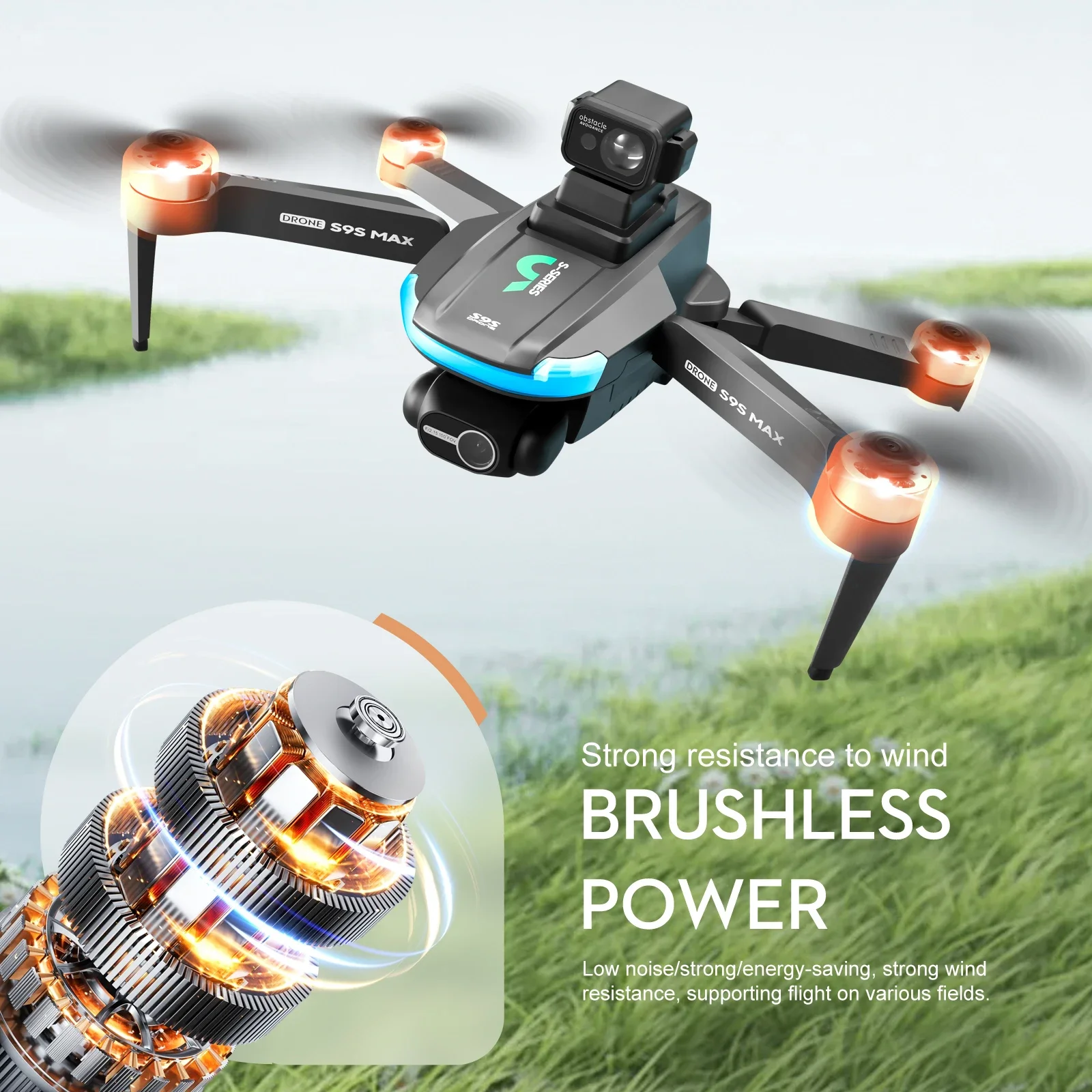 NEUE S9S MAX MINI Drone 4K 2-A – Drone Rc Harness Bewertung und Preis