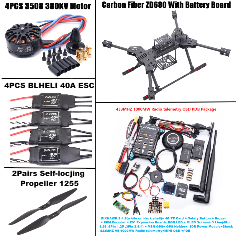 NEUER ZD680 PIXHAWK2.4.8 M8N V – Heavy Lift Drone Frame Bewertung und Preis