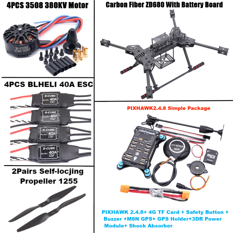 NEUER ZD680 PIXHAWK2.4.8 M8N V – Heavy Lift Drone Frame Bewertung und Preis
