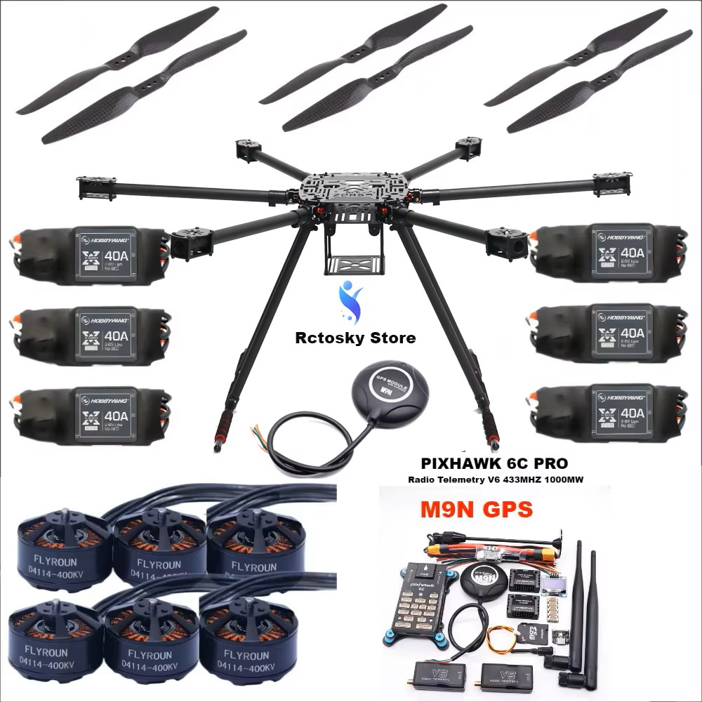 Rctosky ZD850 Vollcarbon 850mm – Heavy Lift Drone Frame Bewertung und Preis