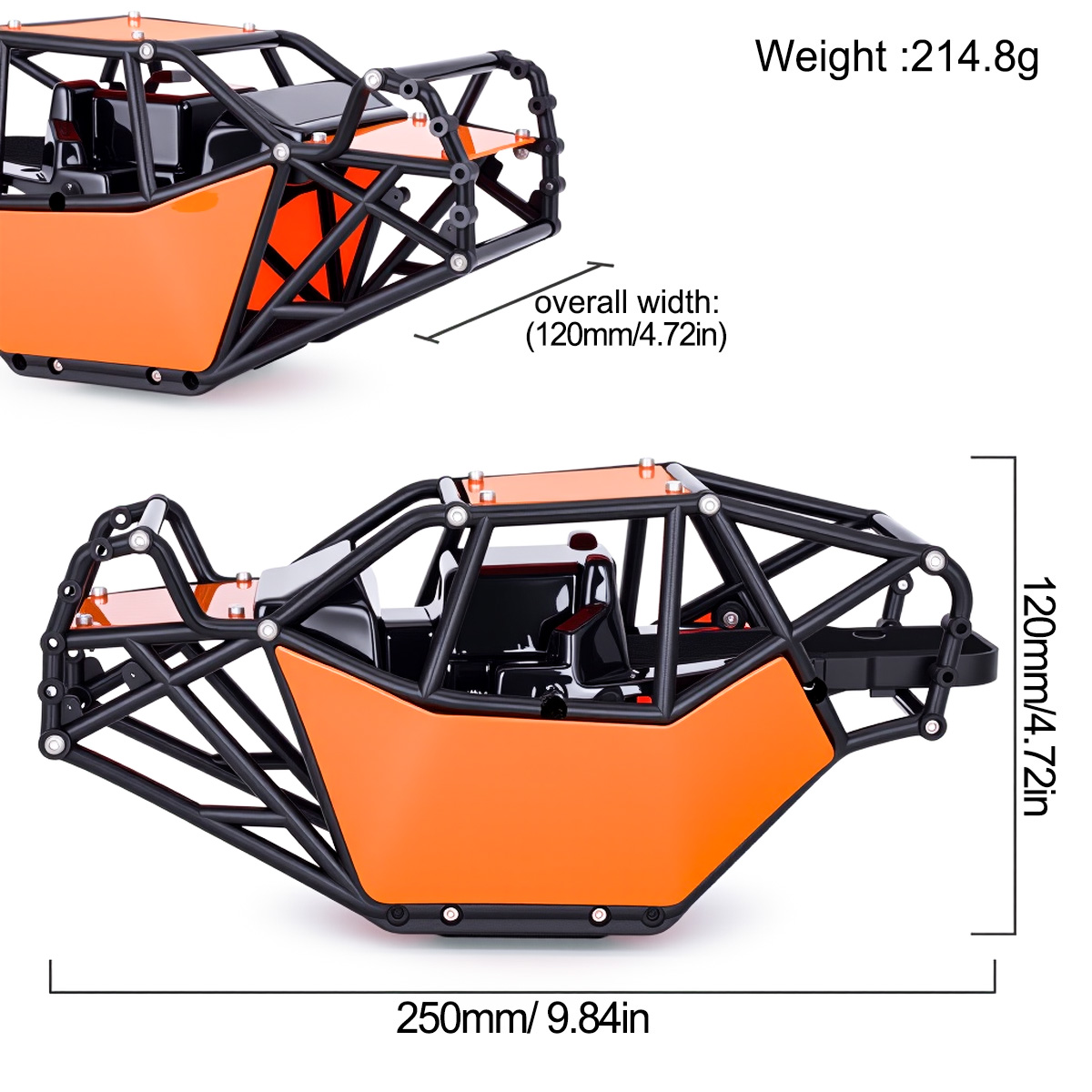 Nylon-Rollkäfig-Rock-Buggy-Kar – Rc Rock Crawler Bewertung und Preis