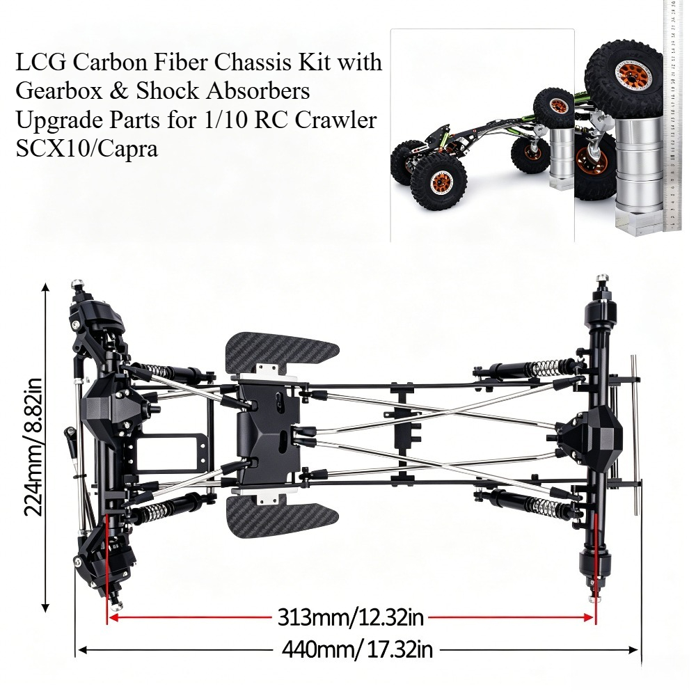 1/10 RC Rock Crawler LCG Carbo – Rc Rock Crawler Bewertung und Preis